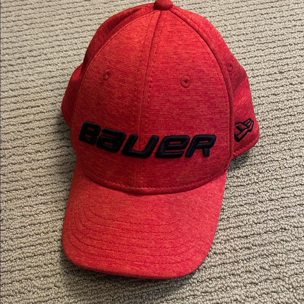 Bauer Scarlet Sports Cap - Fitted Youth
